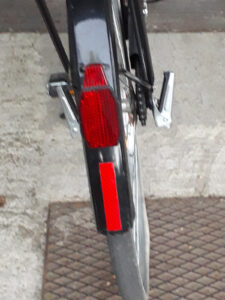 bicicletta sempre visibile di notte
