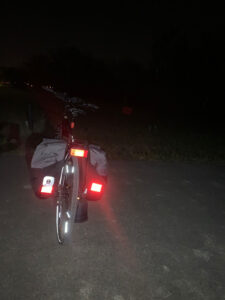 bicicletta sempre visibile di notte
