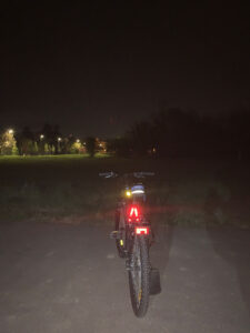 bicicletta sempre visibile di notte