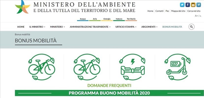 Bonus Mobilità 2020