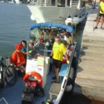 trasferimento in barca